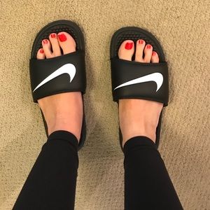 Nike slip on sandals